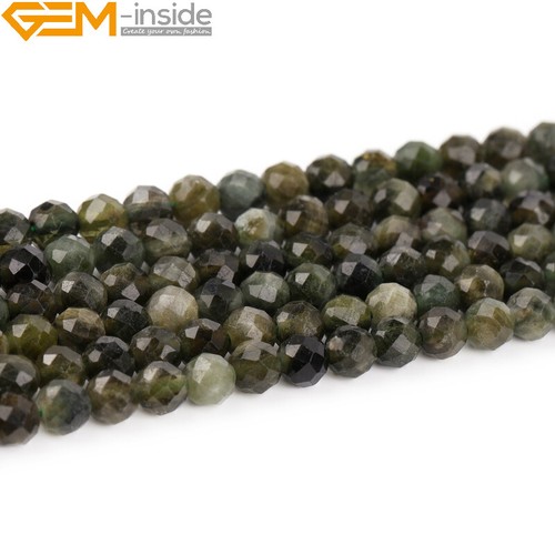 AAA Natural Agate Amazonite Stones Faceted Round Beads For Jewelry Making 15" - Picture 208 of 389