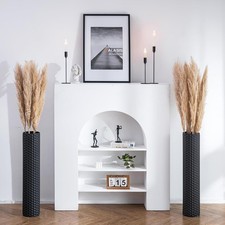 Black Large Floor Vase Oversized Decorative Flower Vase Set of 2 – 70cm