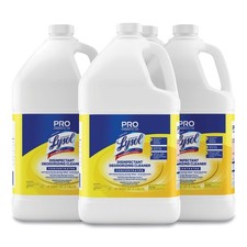 Professional LYSOL Brand 99985CT 128 oz Bottle Cleaner - Lemon 4/CT New