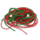 4 Streifen Weihnachtsgirlanden Mesh -Röhrchen handgefertigtes Handwerk Nylon
