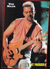EDDIE VAN HALEN LIVE-1997 FULL PAGE MAGAZINE 8X11 MINI-POSTER PINUP CLIPPING