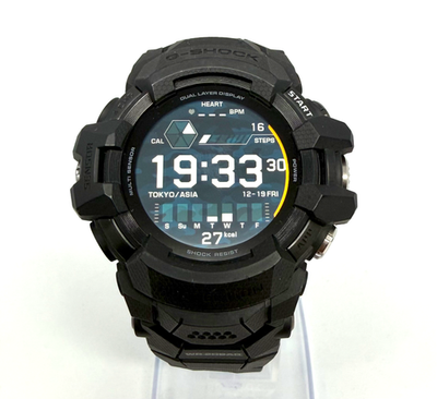 GPS機能付、スマートウォッチG-SHOCK GSW-H1000 1AJR Casio G-SHOCK GSW-H1000-1AJR Smartwatch Wear OS GPS Heart WR200M