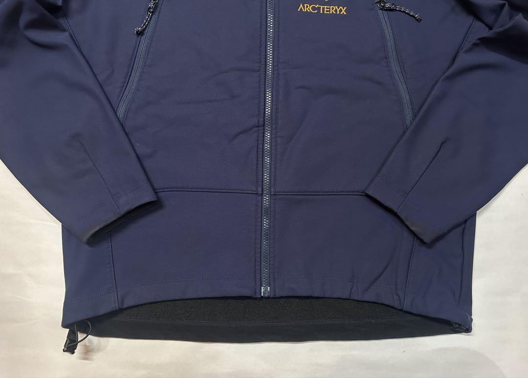 Arc'teryx Men's Gold Embroidery Navy Gamma SV Jacket Size L
