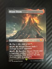 Mount Doom Borderless Universes Beyond: Lord of the Rings: Tales of Middle-Earth