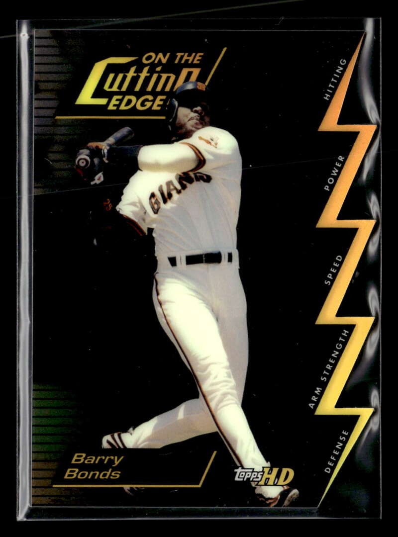 2000 Topps HD Barry Bonds On the Cutting Edge #CE3 Giants U2348