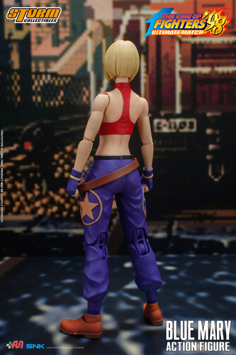Storm Collectibles - The King of Fighters '98 - 1/12 Blue Mary Actionfigur [Ne - Bild 4 von 12