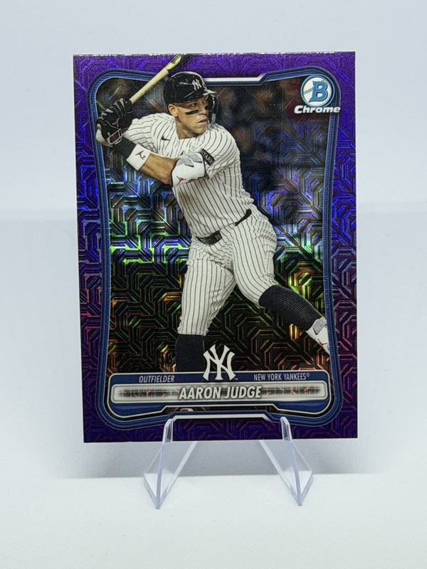 2025 Bowman Chrome - Aaron Judge #99 Purple Mojo Refractor /250