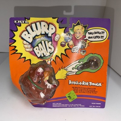 Vintage 1991 Blurp Balls Retch-A-Rat Tomcat New Sealed ERTL : READ