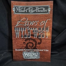 Laws Of The Wild West White Wolf WW5004 Mind's Eye Theatre Werewolf  Wild West 