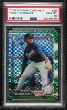 2019 Bowman Chrome X 6/31 Touki Toussaint #89 PSA 10 GEM MT 3d7