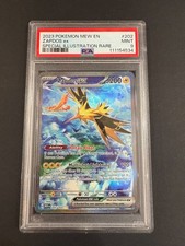 PSA 9 Zapdos ex Special Illustration 202/165 Sv: Scarlet & Violet 151 Holo