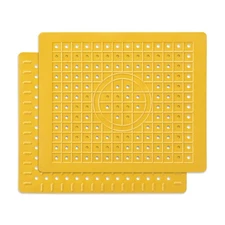 Kitchen Sink Mat, 12 x 10 Rectangular Sink Protector Pad, Fast-Draining Grid ...