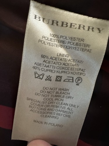 BURBERRY WOMENS COAT SIZE US 10 - Picture 9 of 11
