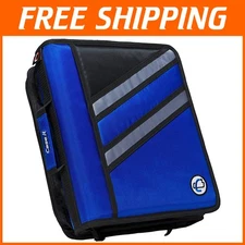Blue Z-176 Zipper Binder - 500 Page Capacity
