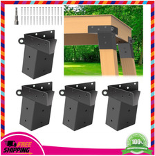 Deer Stand Brackets 4"x4" Elevator Brackets 4Pcs for Hunting Blinds & Platforms