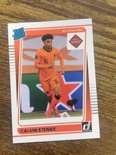 2021-22 Donruss Road to Qatar Calvin Stengs Rated Rookie #186 Netherlands