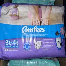 Comfees Diapers 3T-4T 23 pack