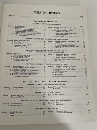 1955 Ford Car Shop Service Repair Manual - Engine- Drivetrain-  Electrical OEM - Bild 5 von 13