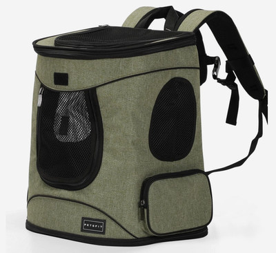 Petsfit Pet Backpack Carrier with Upgrade Waist Cushion Design  , NEW 18 Pounds