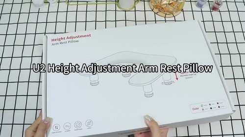 Nueva Almohada para Arte en U Elevable Ajustable para Arte en U, Soporte de Cuero PU para Uñas - Vídeo 1 de 1