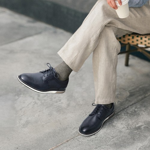 Bruno Marc Men's Plain Toe Oxford Shoes Business Formal Derby Dress Sneakers - Picture 27 of 62
