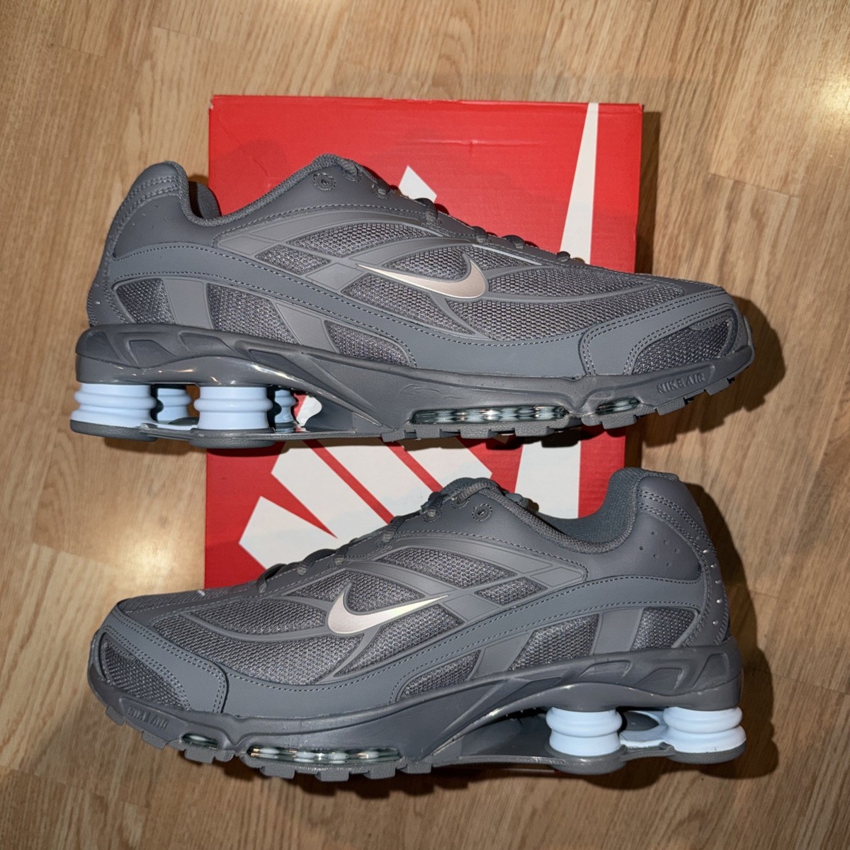 Size 14 Men / Nike Shox Ride 2 'Cool Grey Celestine Blue' / II7635