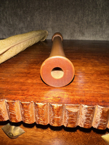 Registratore in legno vintage Mollenhauer 2 pezzi Germania 13" - Foto 6 di 10