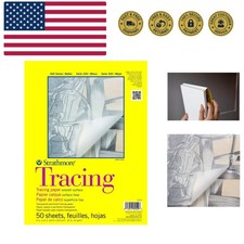 300 Series Tracing Paper Pad, Tape Bound, 9x12 inches, 50 Sheets 25lb/41g - A...