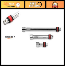 3 Pc 14 Drive Locking Extension Set - 2 3 6 Lengths - Durable Tool Access