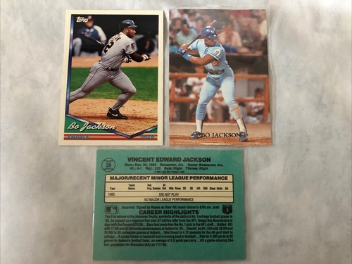 Mlb Baseball 1986 donruss bo jackson rookie card with topps base more lot - Picture 3 of 3