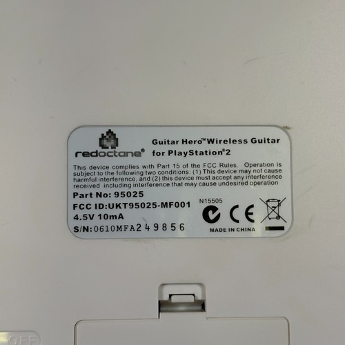 Manette sans fil Guitar Hero 1 et 2 Playstation 2 Redoctane avec dongle testée - Photo 11/13