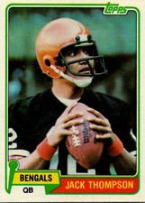 1981 Topps #81 Jack Thompson