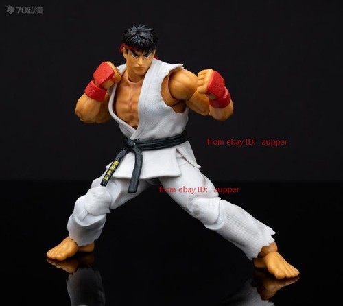 Jada Toys 1/12 Ryu Blanco Ver. Figura de acción de PVC Street Fighter 15 cm juguetes nuevos - Imagen 10 de 11
