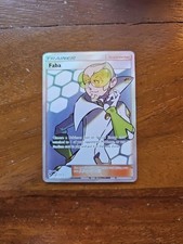 Pokémon TCG Faba SM Lost Thunder 208/214 Holo Ultra Rare Full Art Trainer on eBay