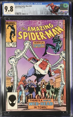 AMAZING SPIDER-MAN #263 (1985) CGC 9.8 NM/M ️1st Normie Osborn ️Custom Label