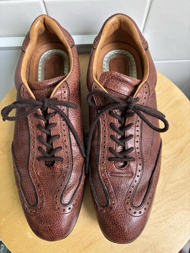 Quarvif Sneaker Herren Herrenschuhe Gr. 41 mittelbraun hochwertig Top Zustand - Bild 1 von 7