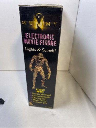 THE MUMMY ELECTRONIC MOVIE FIGUR. Toy Island 1998 Mfg.  12" HORROR. NEU im Karton. - Bild 6 von 10