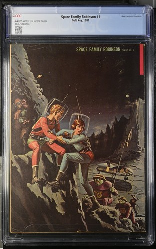Space Family Robinson #1 CGC 5.5 • 1st Lost in Space • Gold Key 1962 - Picture 2 of 2