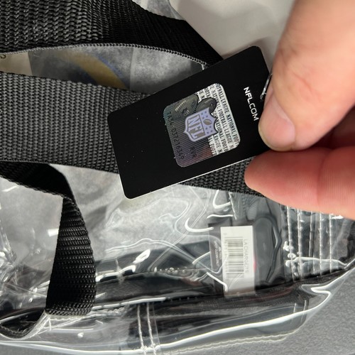 Los Angeles Chargers Backpack Bag Clear Stadium Lightweight NFL Official Merch - Picture 4 of 6