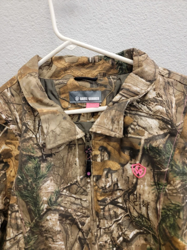 Game Winner RealTree Womens XL Camouflage Hunting Fishing Game Outdoor - Image 2 of 4