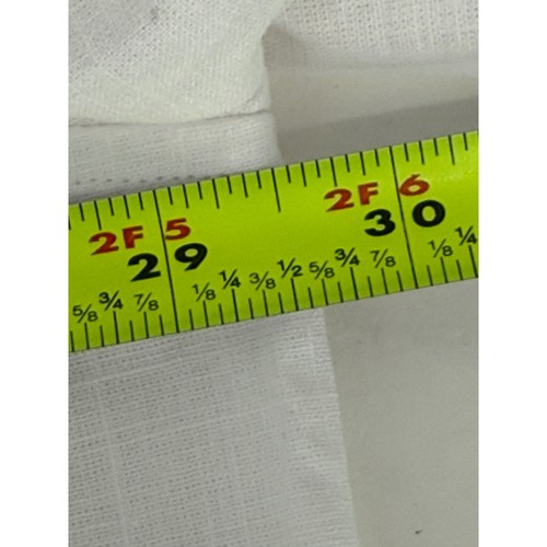 J. Ver Italian Mens White Short Sleeve Button Up Shirt Linen Blend Sz 3XL NWT - Picture 7 of 11