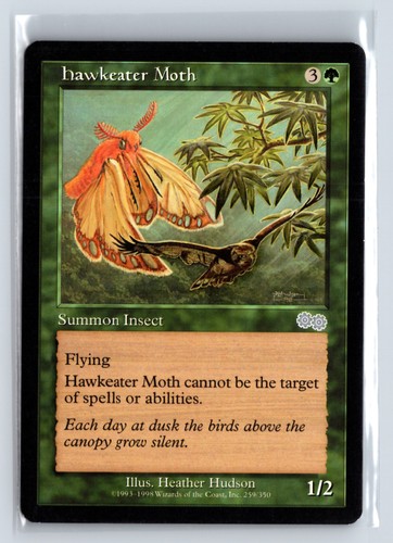 (3X) Hawkeater Moth Urza's Saga Uncommon – MTG Magic the Gathering Card - Picture 5 of 9