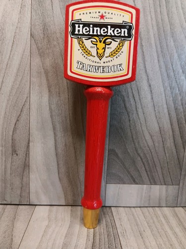 Vintage Heineken Red Wood Beer Tap Handle Great Condotion 9.75" Tall Fast Ship!! - Picture 24 of 24