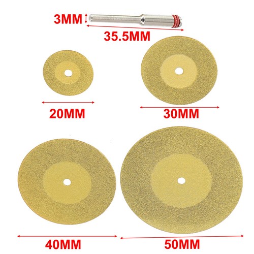 Professional Grade TiN Coated Circular Saw Blades (5pcs) for Rotary Tools - Picture 5 of 12