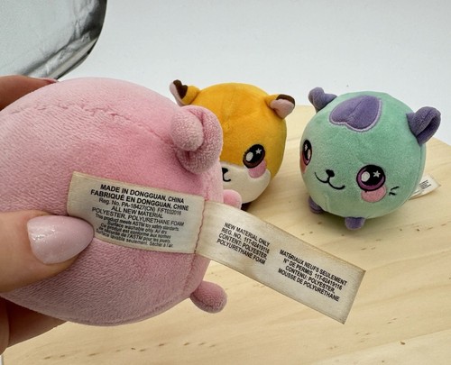 Squeezamals Plush Lot Of 5 Slow Rise Style Soft Kawaii Animals Collectible - Picture 11 of 17