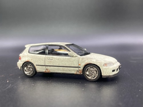 Honda Civic Rusty Weathered Scheunenfund 1/64 Diecast Custom Car Hobby Japan JDM - Bild 13 von 19