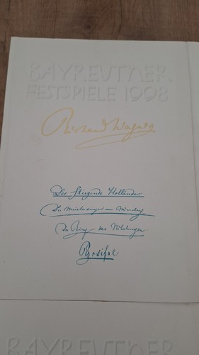 Bayreuther Festspielbücher der Richard Wagner Festspiele 1994,98,99,00,01,02 - Bild 2 von 13
