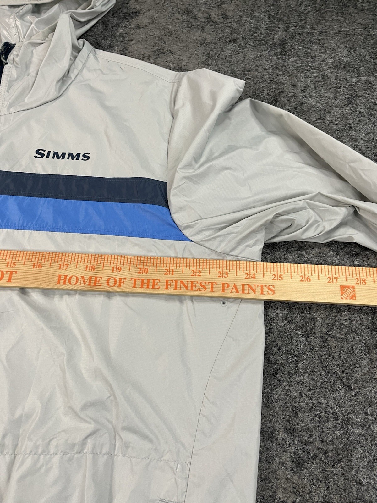 Simms Fastcast Windshell Full Zip Jacket Sterling… - image 9