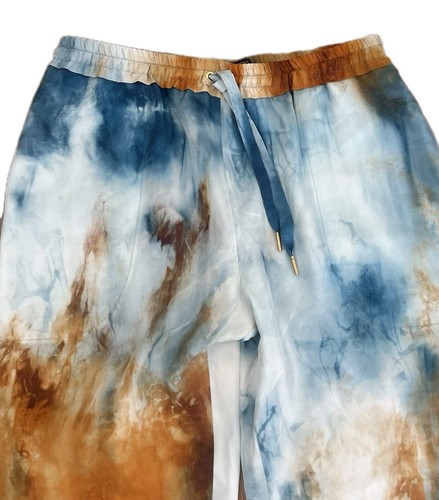 Authentic Louis Vuitton Tie Dye Silk Pants Men's Size 42 Pockets Made in Italy - Picture 4 of 21