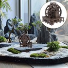  Water Wheel Fountain Mini Aquarium Feature Fish Tank Landscape Decoration